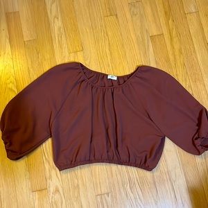 Mauve Crop Top